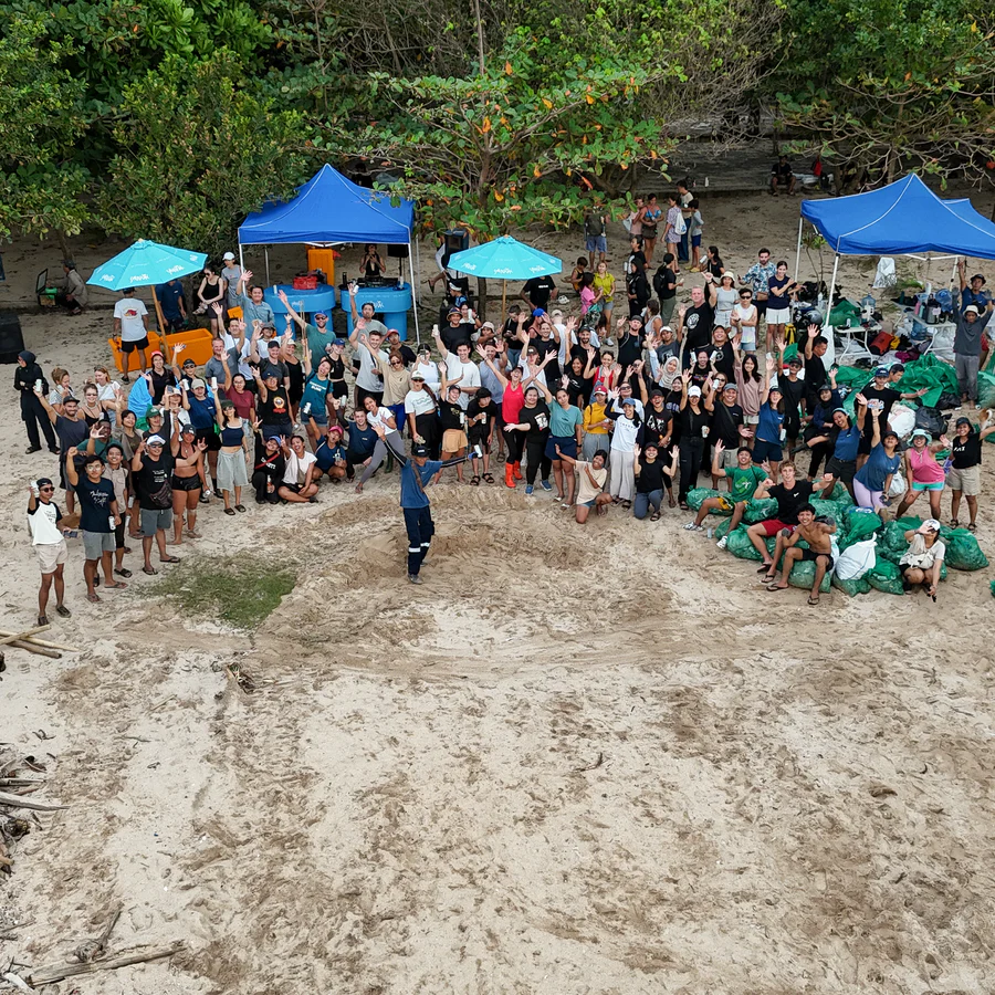 Sungai Watch river barrier project in Bali