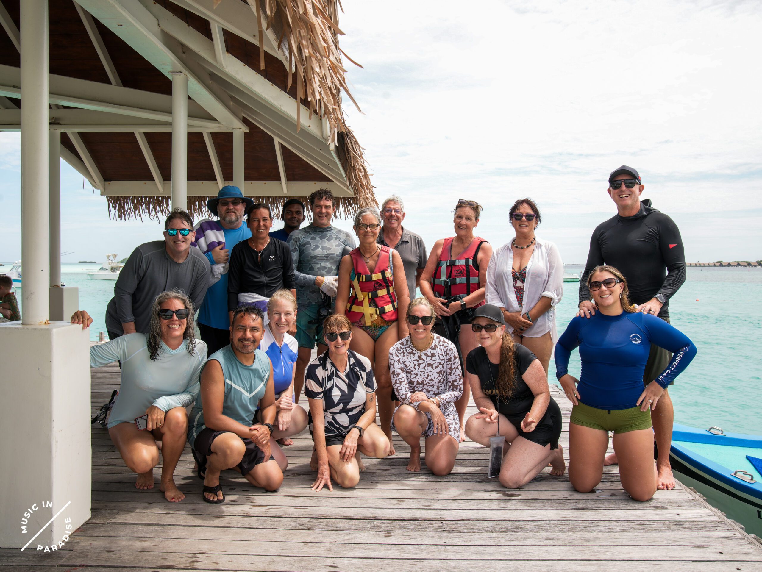 Coral restoration program in the Maldives