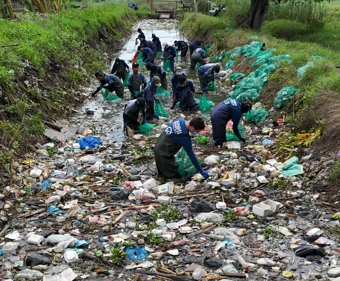 The reality of river pollution before it reaches the ocean