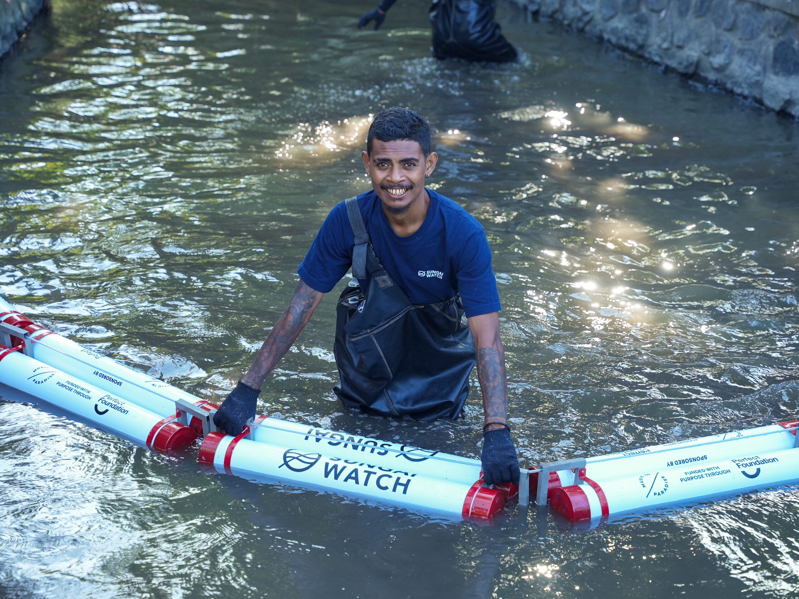 Sungai Watch water filter installation
